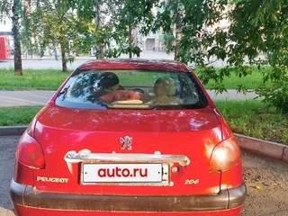 2008 Peugeot 206, красный, 100000 рублей, вид 3