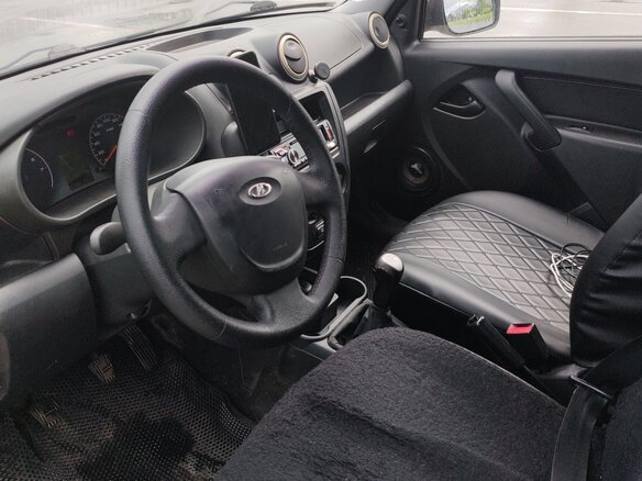 2013 Lada (ВАЗ) Granta I, серебристый, 275000 рублей - вид 6