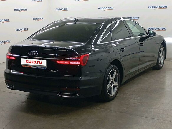 2021 Audi A6 40 TFSI V (C8), чёрный - вид 2