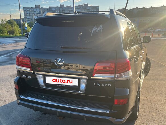 2014 Lexus LX 570 III Рестайлинг, чёрный, 5390000 рублей - вид 3