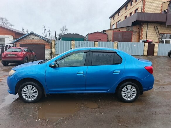 2014 Renault Logan II, синий - вид 2
