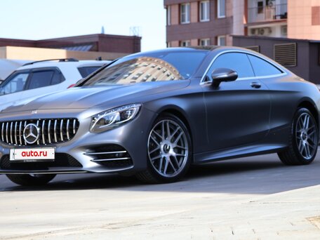2019 Mercedes-Benz S-Класс 450 4MATIC VI (W222, C217) Рестайлинг, серый, 8790000 рублей, вид 1