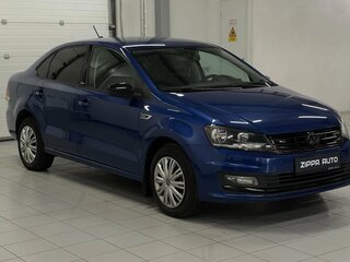2017 Volkswagen Polo V Рестайлинг, синий, 1100000 рублей, вид 1