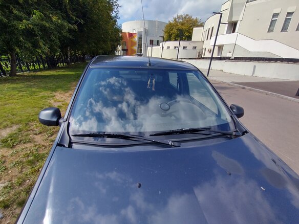 2008 Renault Logan I, чёрный - вид 1