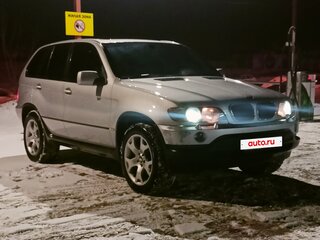 2003 BMW X5 3.0d I (E53), серебристый, 950000 рублей, вид 4