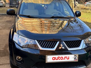 2008 Mitsubishi Outlander II, чёрный, 1150000 рублей, вид 2