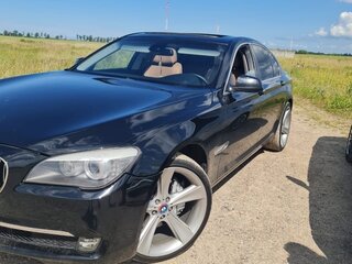 2008 BMW 7 серии 730d V (F01/F02/F04), чёрный, 1900000 рублей, вид 1