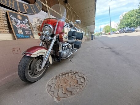 1998 Honda Valkyrie 1500, пурпурный, 470000 рублей, вид 3