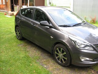 2014 Hyundai Solaris I Рестайлинг, серый, 1130000 рублей, вид 4