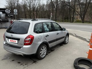 2015 Lada (ВАЗ) Kalina Cross II, серый, 380000 рублей, вид 3