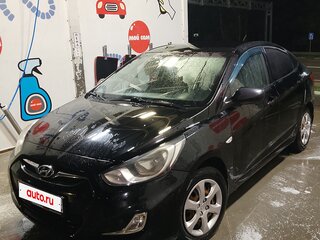 2012 Hyundai Solaris I, чёрный, 670000 рублей, вид 1