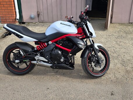 2012 Kawasaki ER-4N, белый, 370000 рублей, вид 1