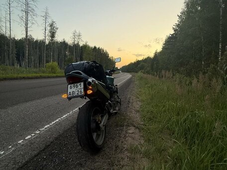 2005 Honda CB 600F Hornet, голубой, 430000 рублей, вид 3