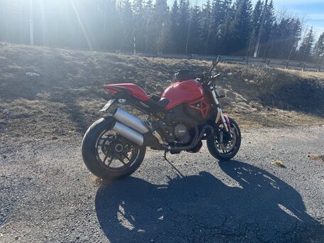 2015 Ducati Monster 1200, красный, 650000 рублей, вид 5