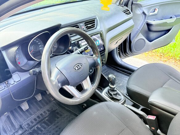 2012 Kia Rio III, чёрный - вид 8