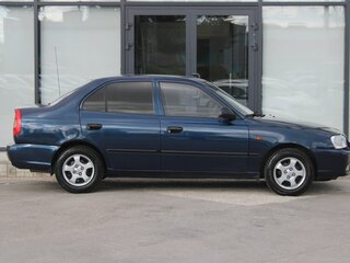 2008 Hyundai Accent ТагАЗ II, синий, 464000 рублей, вид 5