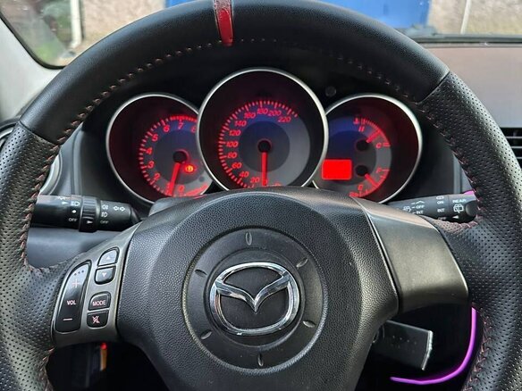 2006 Mazda 3 I (BK) Рестайлинг, красный, 450000 рублей - вид 7