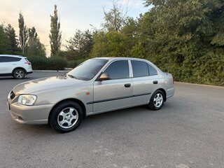 2008 Hyundai Accent ТагАЗ II, коричневый, 500000 рублей, вид 3