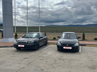 2007 Hyundai Sonata ТагАЗ IV (EF) Рестайлинг, чёрный, 370000 рублей, вид 5