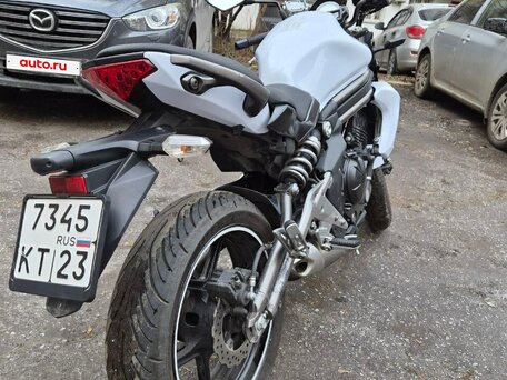 2012 Kawasaki ER-6N, белый, 480000 рублей, вид 3