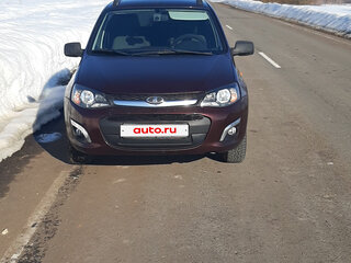 2015 Lada (ВАЗ) Kalina II, пурпурный, 450000 рублей, вид 2
