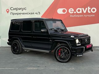 2016 Mercedes-Benz G-Класс AMG 63 AMG I (W463) Рестайлинг 3, чёрный, 6930000 рублей, вид 3