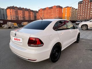 2015 Volkswagen Polo V Рестайлинг, белый, 555000 рублей, вид 4