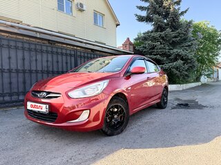 2011 Hyundai Solaris I, красный, 615000 рублей, вид 1