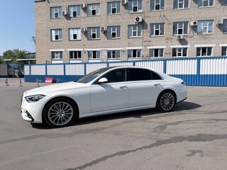 2021 Mercedes-Benz S-Класс 400 d Long 4MATIC VII (W223), белый, 8600000 рублей, вид 3