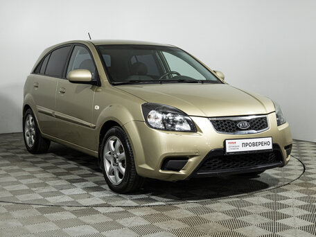 2011 Kia Rio II Рестайлинг, бежевый, 479585 рублей, вид 3