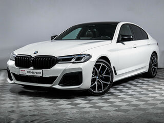 2021 BMW 5 серии 530d xDrive VII (G30/G31/G38) Рестайлинг, белый, 5791100 рублей, вид 1
