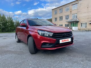 2016 Lada (ВАЗ) Vesta I, красный, 650000 рублей, вид 3