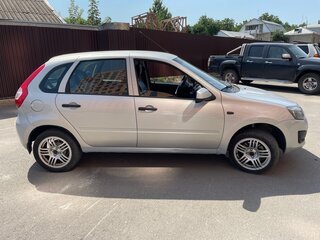 2014 Lada (ВАЗ) Kalina II, серебристый, 350000 рублей, вид 3