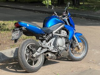 2008 Kawasaki ER-6N, синий, 300000 рублей, вид 2