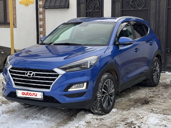 2019 Hyundai Tucson III Рестайлинг, синий, 2000000 рублей