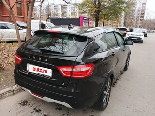 2018 Lada (ВАЗ) Vesta SW Cross I, чёрный, 1060000 рублей, вид 4