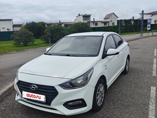 2019 Hyundai Solaris II, белый, 1350000 рублей, вид 1