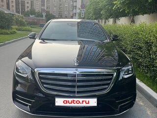 2020 Mercedes-Benz S-Класс 450 Long VI (W222, C217) Рестайлинг, чёрный, 5500000 рублей, вид 3