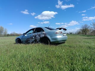 2004 Mazda 6 I (GG), серебристый, 333000 рублей, вид 4