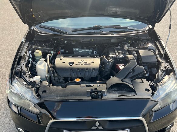 2012 Mitsubishi Lancer X Рестайлинг, чёрный, 700000 рублей - вид 10