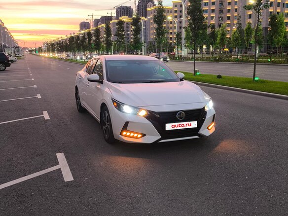 2021 Nissan Sentra VIII (B18), белый, 1500000 рублей