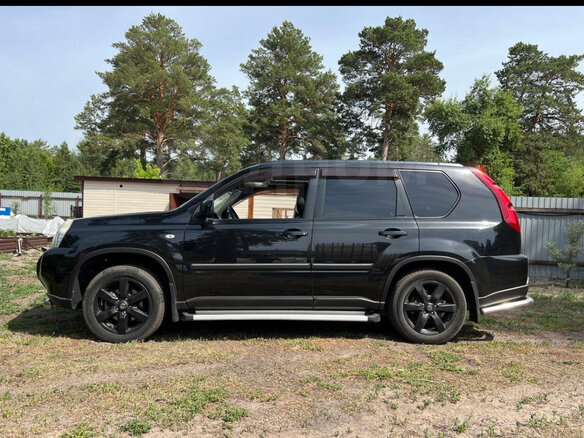 2010 Nissan X-Trail II, чёрный, 1300000 рублей - вид 6