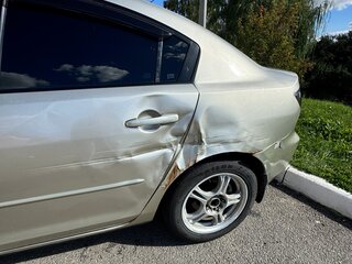 2006 Mazda 3 I (BK) Рестайлинг, серый, 270000 рублей, вид 3