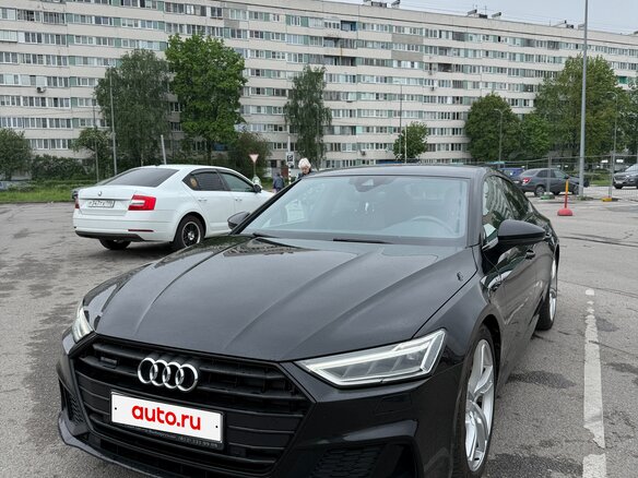 2019 Audi A7 45 TDI II (4K), чёрный, 4500000 рублей - вид 1