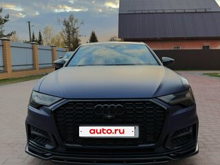 2021 Audi A6 45 TFSI V (C8), синий, 4900000 рублей, вид 4