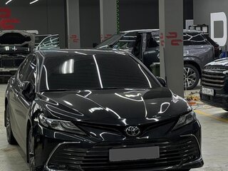 2022 Toyota Camry VIII (XV70) Рестайлинг, чёрный, 2600000 рублей, вид 3