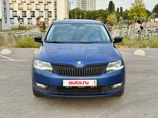 2018 Skoda Rapid I Рестайлинг, синий, 1239000 рублей, вид 2