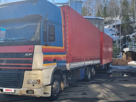 1998 DAF XF 95, синий, 2250000 рублей, вид 2