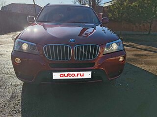 2012 BMW X3 30d xDrive II (F25), красный, 1720000 рублей, вид 1
