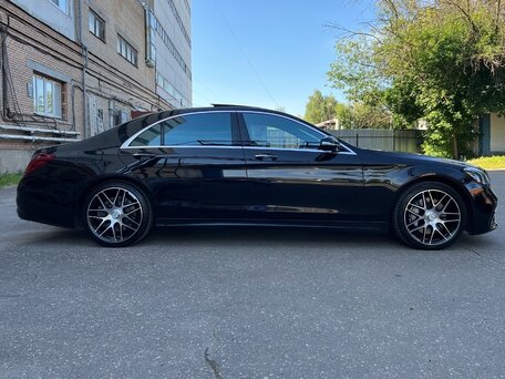 2014 Mercedes-Benz S-Класс 500 Long VI (W222, C217), чёрный, 3130000 рублей, вид 4
